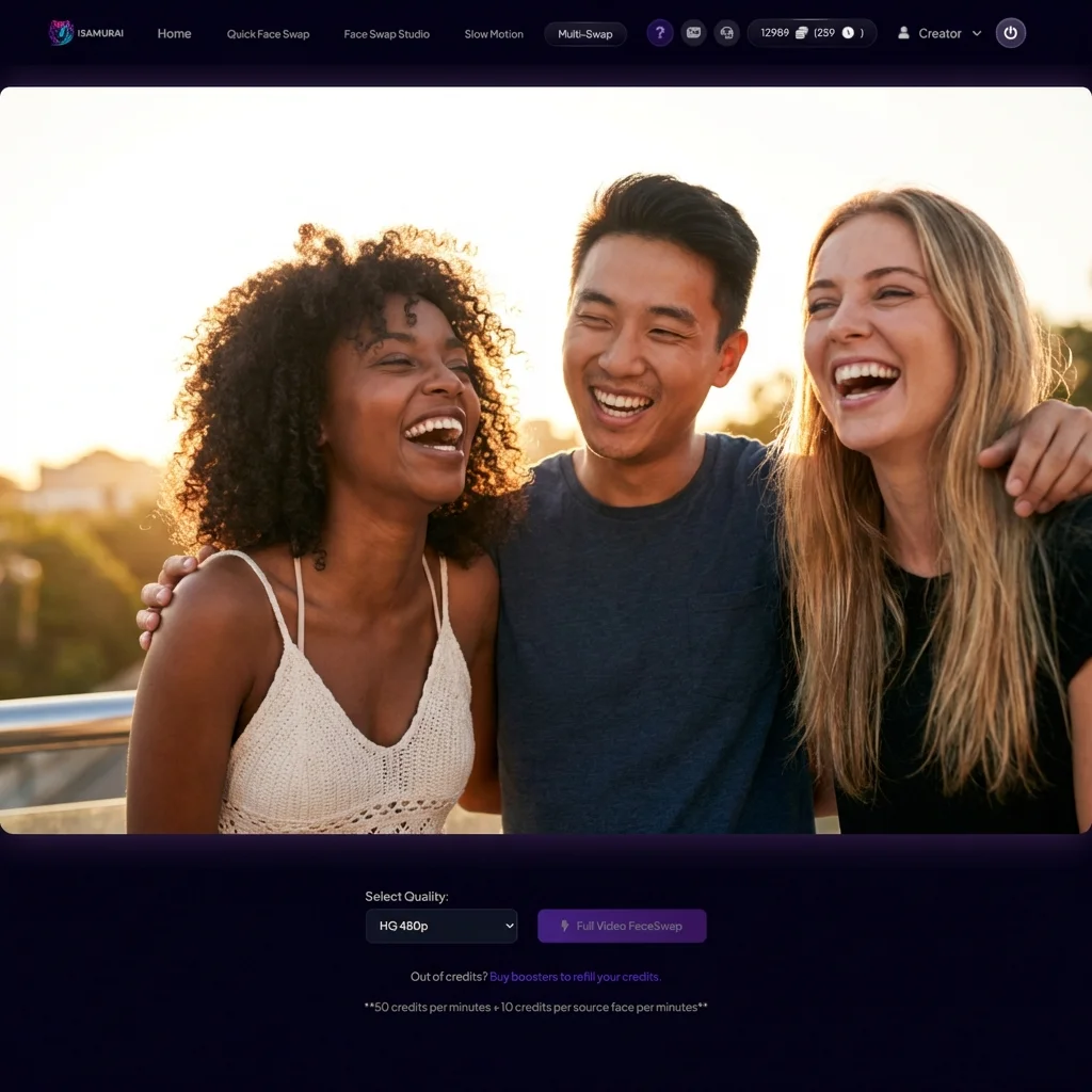 Step 1: Uploading a group photo