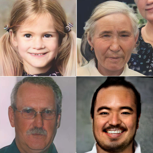 Visage après amélioration IA