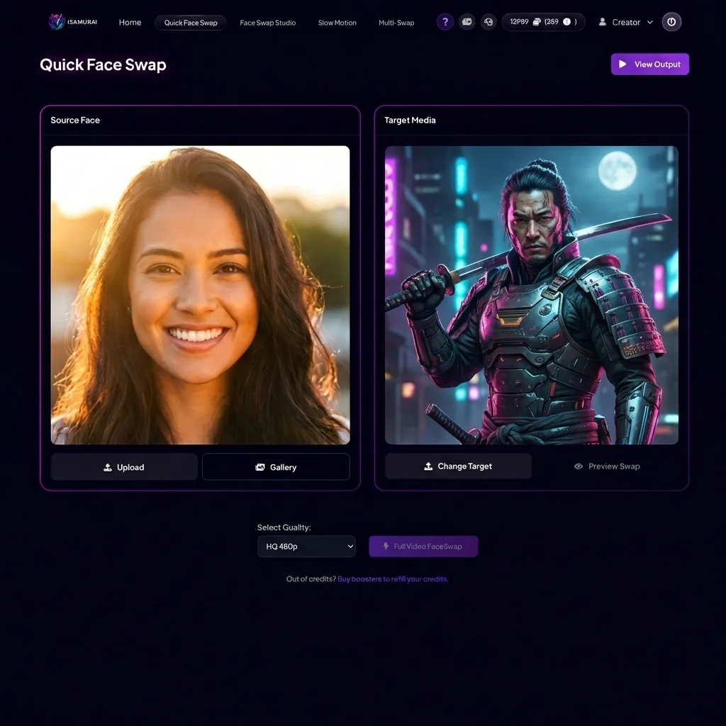 Step 2: Uploading the target media