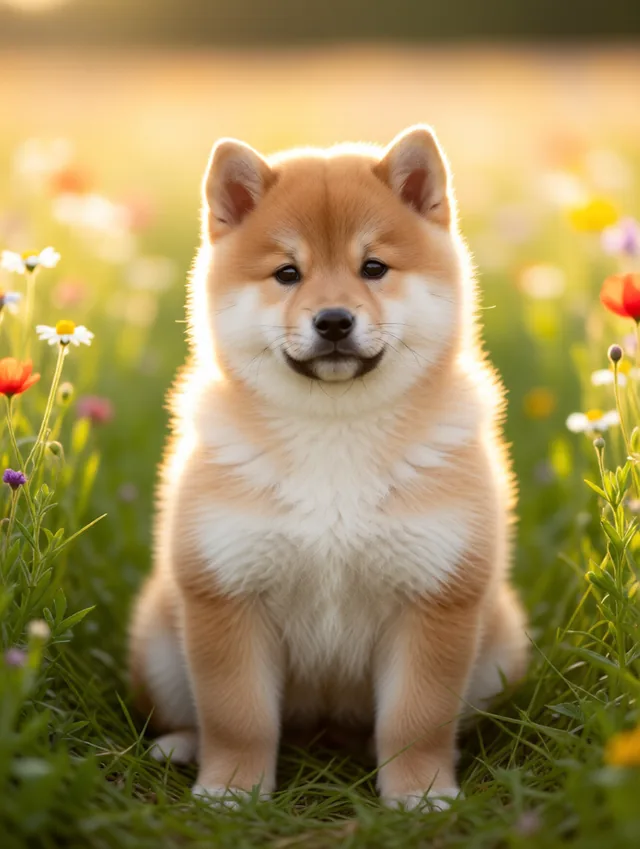 Avant : photo originale du shiba